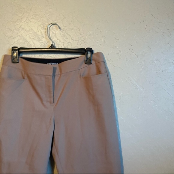 Express Camel Editor Slacks Trousers - Picture 3 of 9
